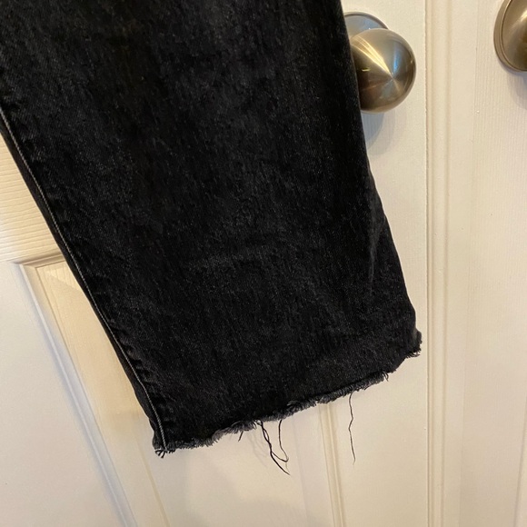 Denim Forum Aritzia Black Farrah High Rise Wide Leg 29 Waist 28L - Picture 3 of 14